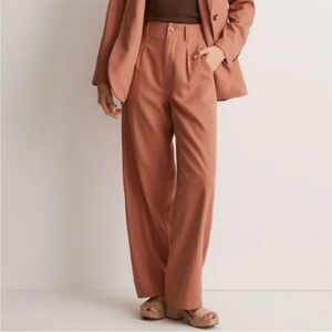 Madewell Dried Rose The Neale Straight-Leg Pant Trouser Drapeweave Women’s 4